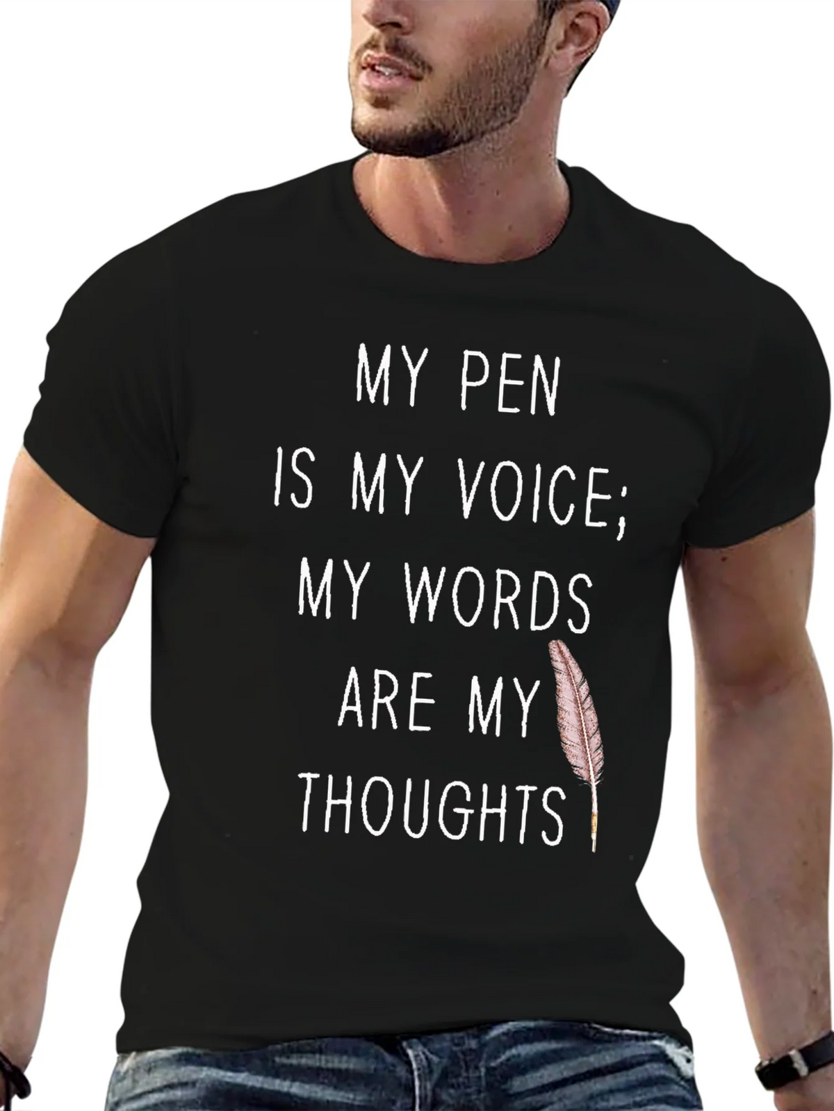 My Pen Is My Voice T-Shirt - Writers Tee product image 6