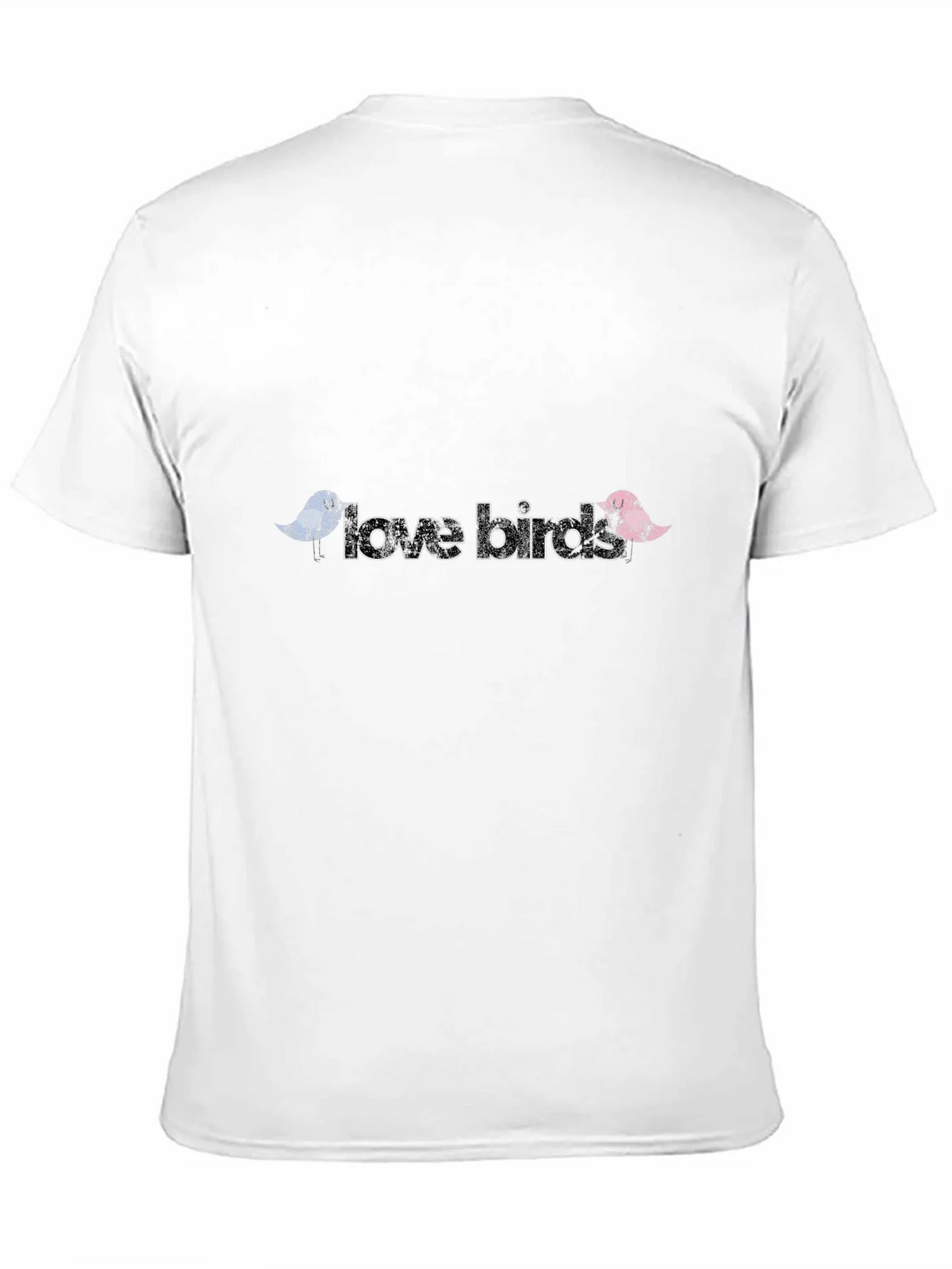 Love Birds Graphic Tee - Black Cotton T-Shirt product image 9