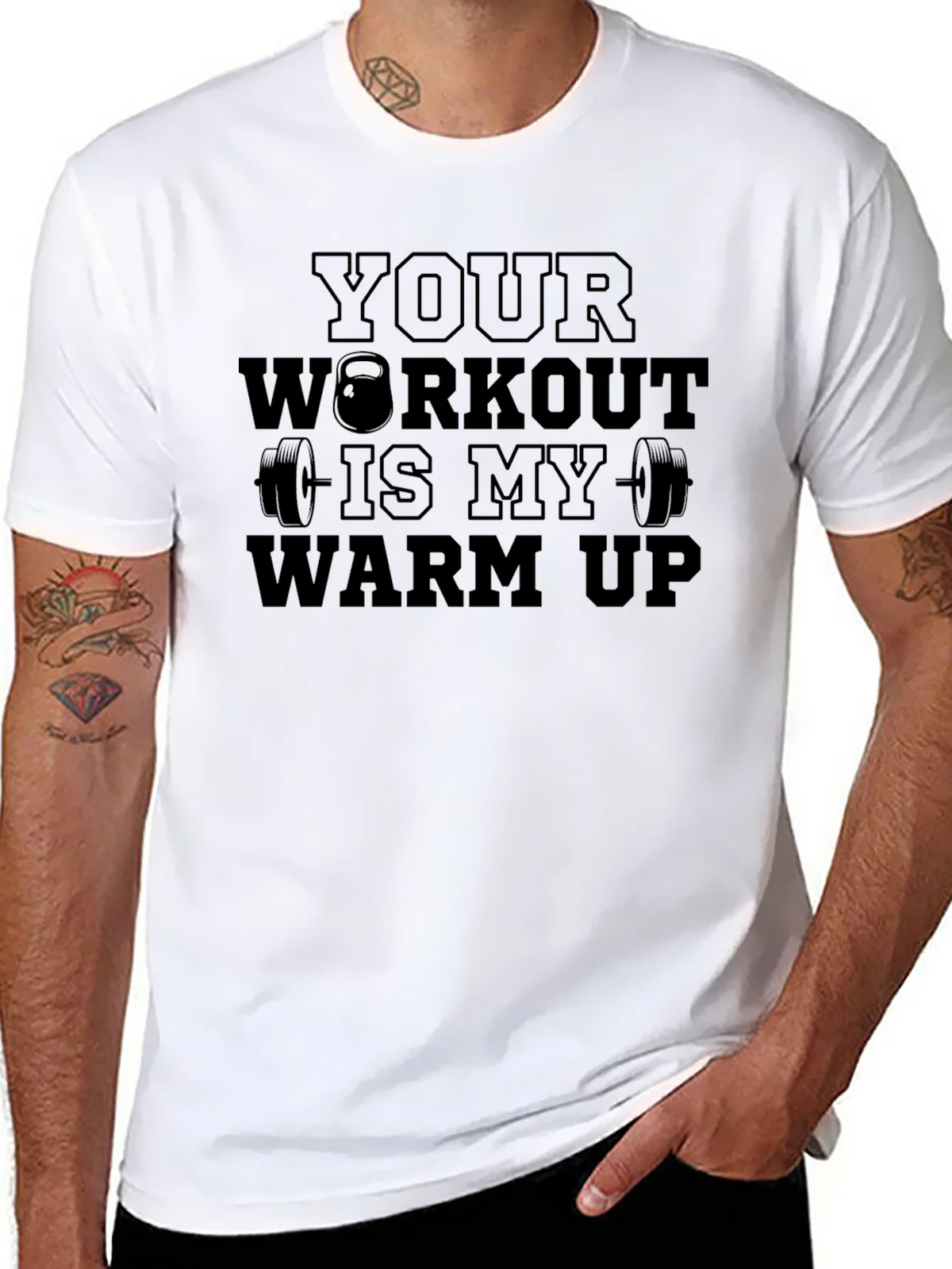 Workout Warm-Up T-Shirt Gym Fitness Apparel product image 7