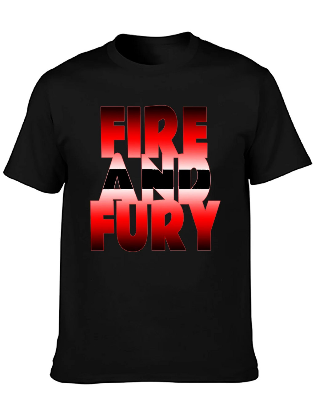 Fire and Fury Graphic Tee - Bold Statement Shirt product image 1