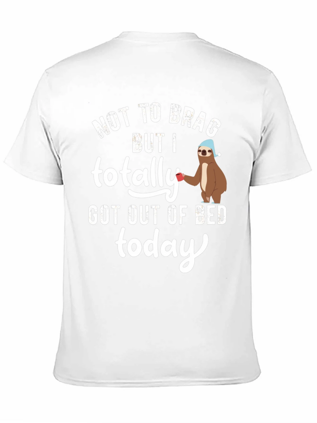 Sloth Out of Bed T-Shirt - Funny Sleepy Tee product image 10