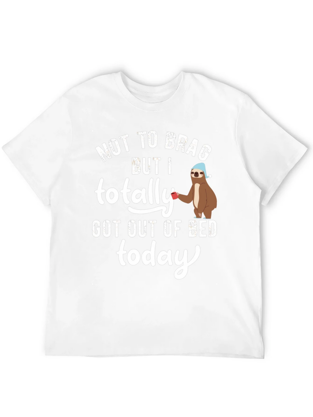 Sloth Out of Bed T-Shirt - Funny Sleepy Tee product image 11