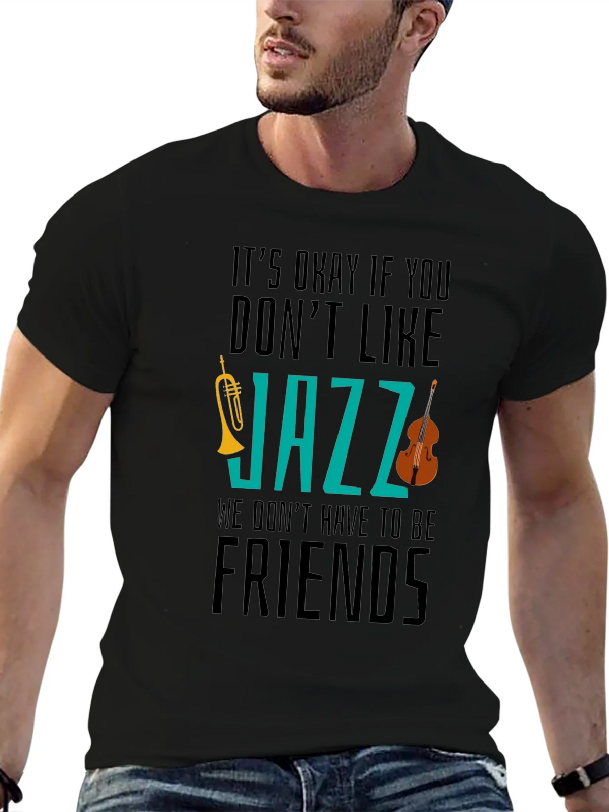 Jazz Music Lover Graphic T-Shirt product image 6
