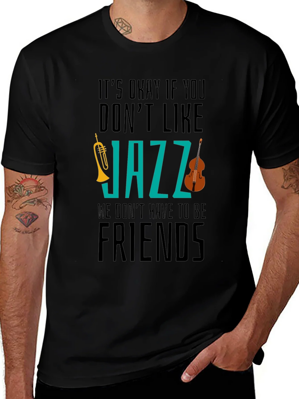 Jazz Music Lover Graphic T-Shirt product image 1
