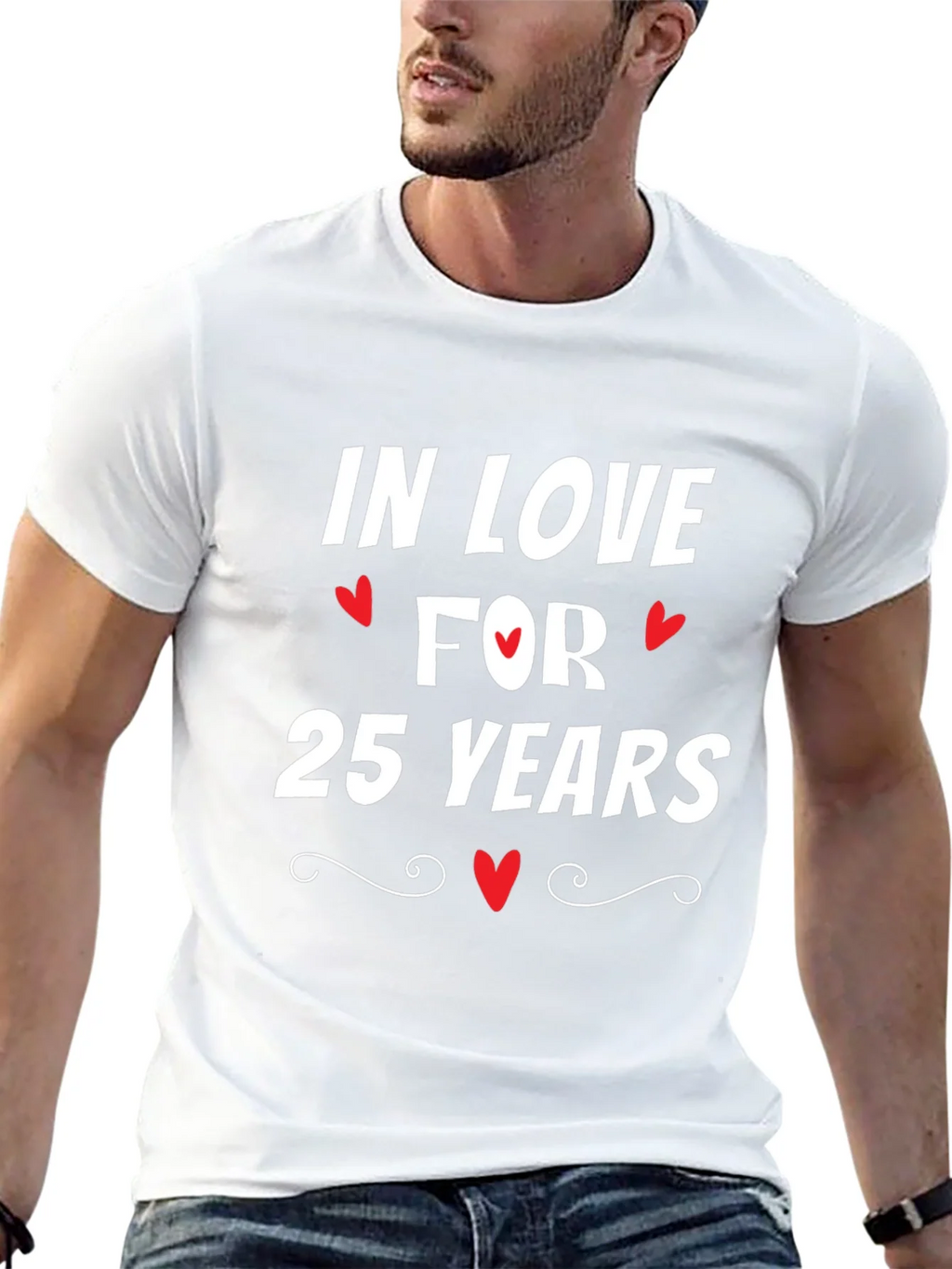 In Love For 25 Years Anniversary T-Shirt product image 12