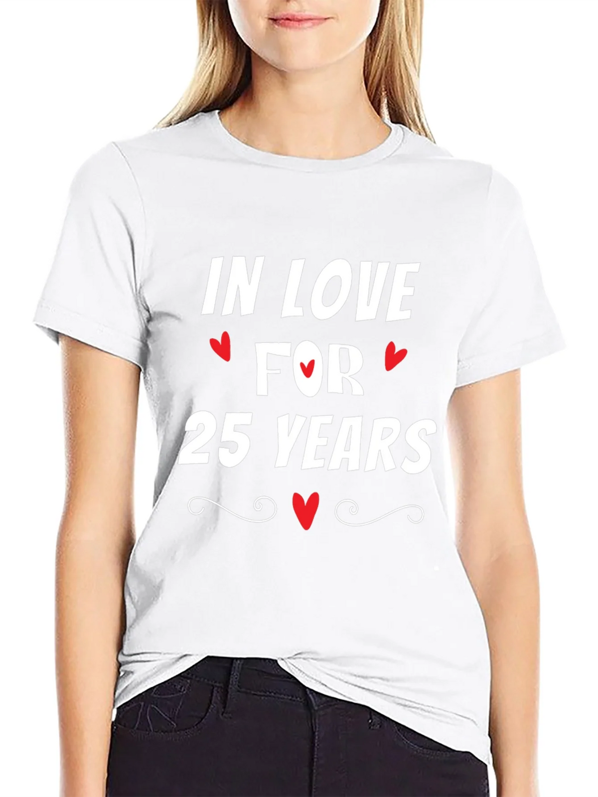 In Love For 25 Years Anniversary T-Shirt product image 8