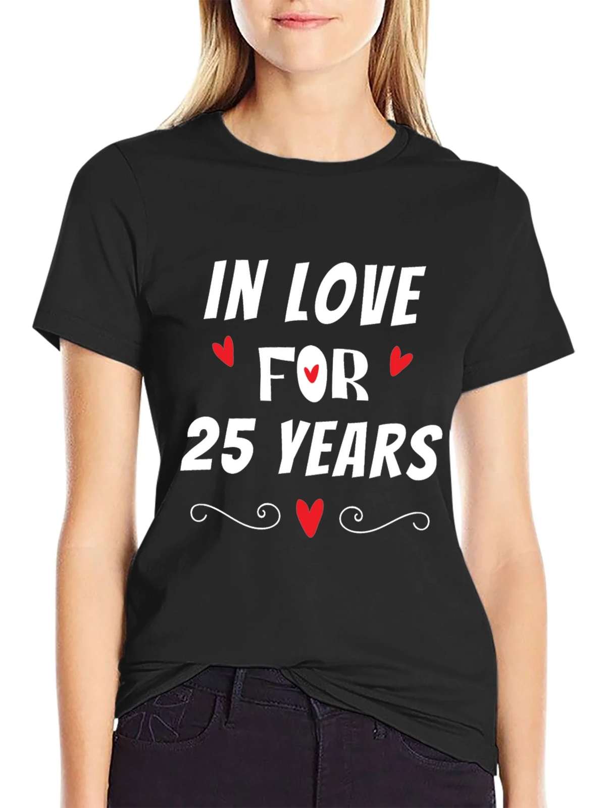 In Love For 25 Years Anniversary T-Shirt product image 2