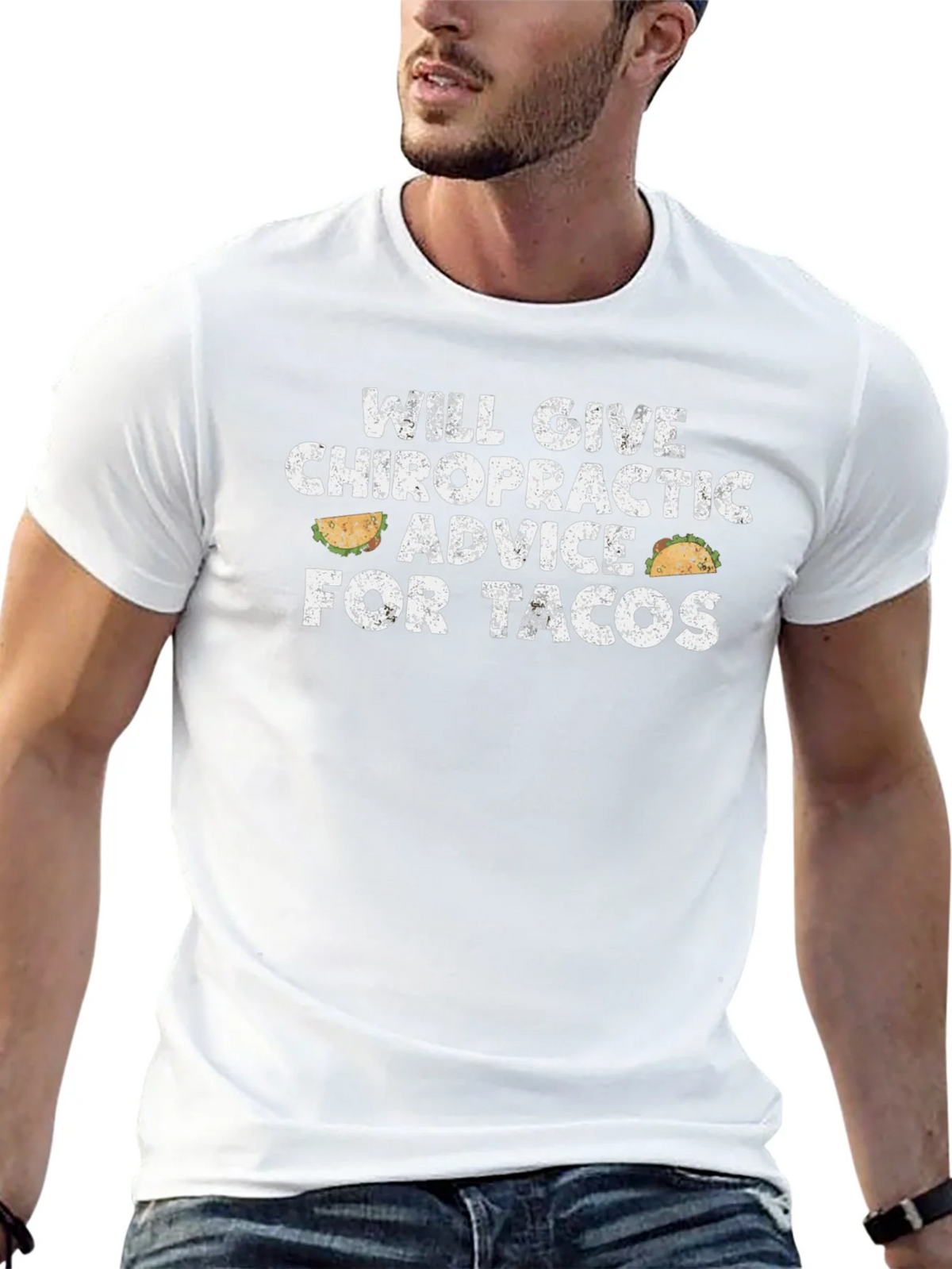 Chiropractic Advice for Tacos Graphic T-Shirt product image 11