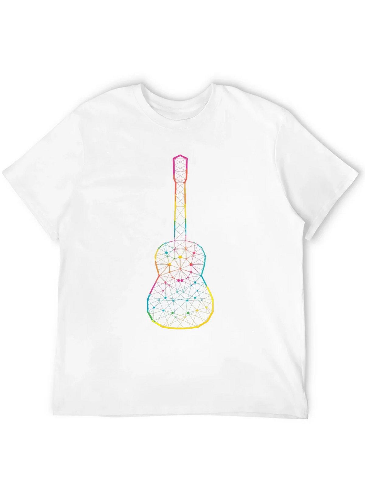 Geometric Guitar Graphic Black Tee product image 11
