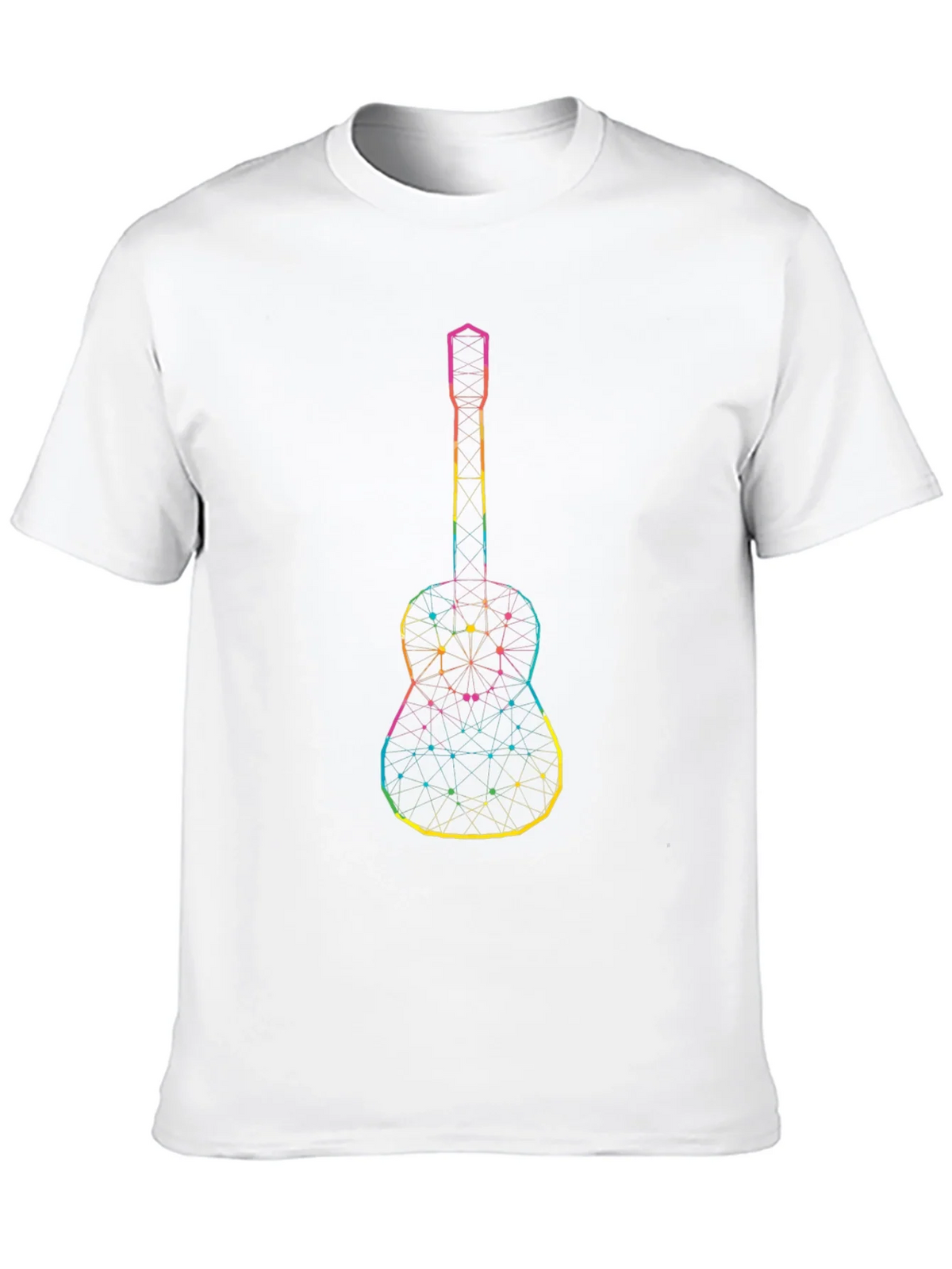 Geometric Guitar Graphic Black Tee product image 9