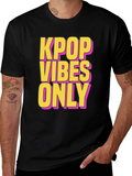 Kpop Vibes Only Graphic Tee - Black product image 1