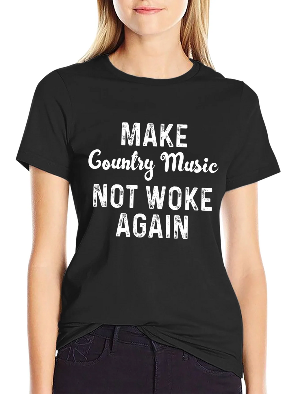 Make Country Music Not Woke Again T-Shirt product image 2