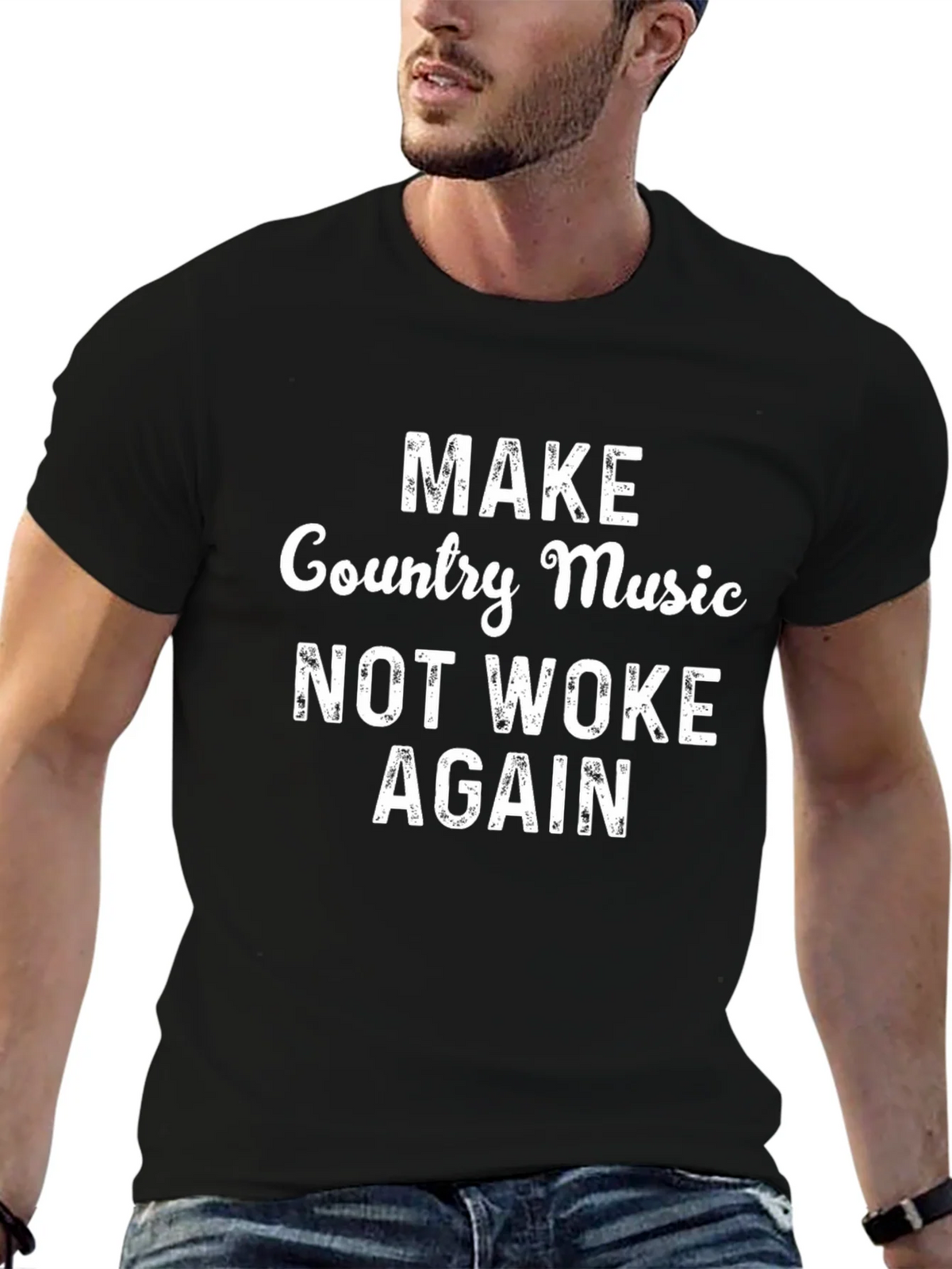 Make Country Music Not Woke Again T-Shirt product image 6