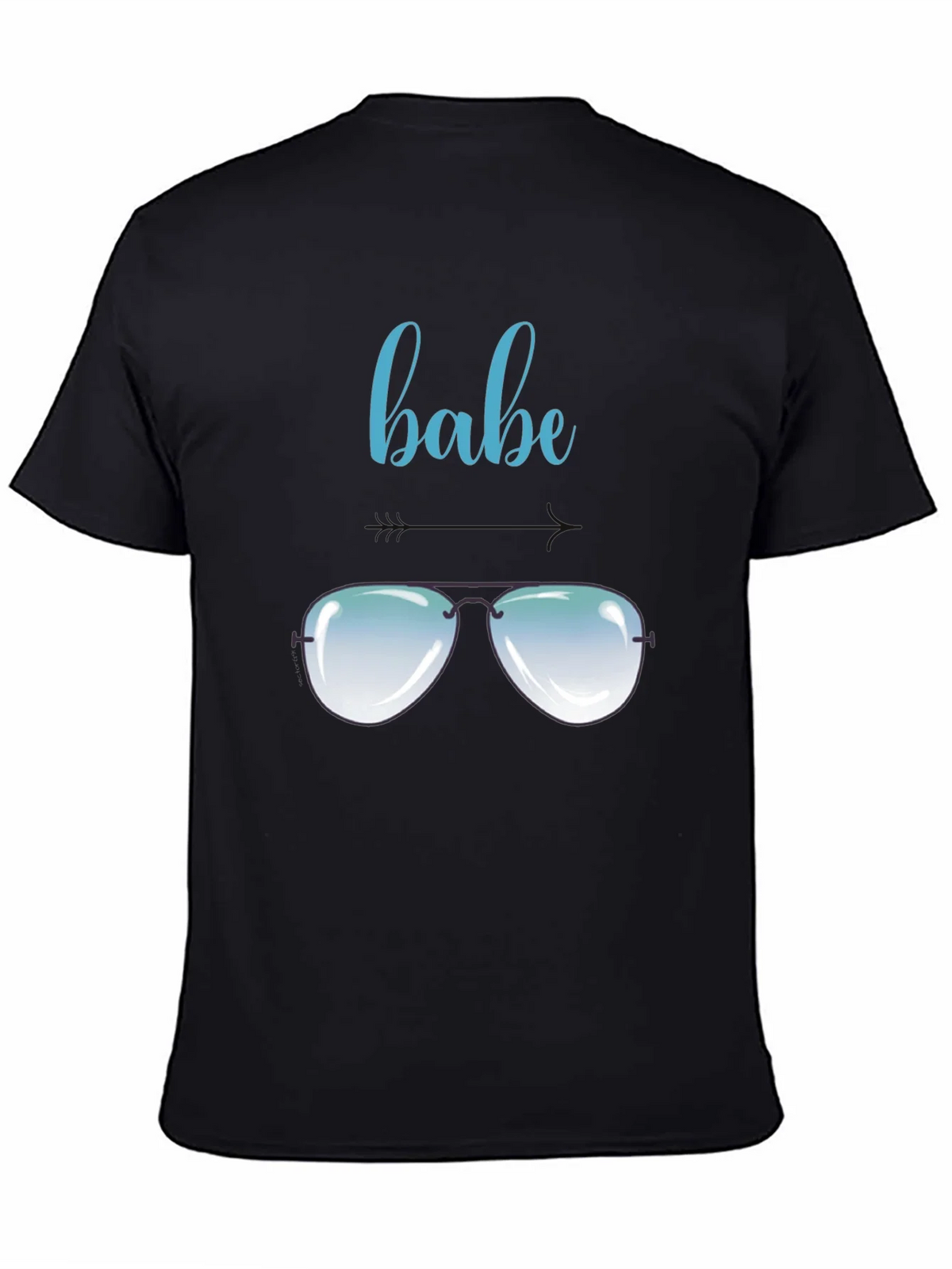 Cool Babe Aviator Sunglasses Graphic T-Shirt product image 4