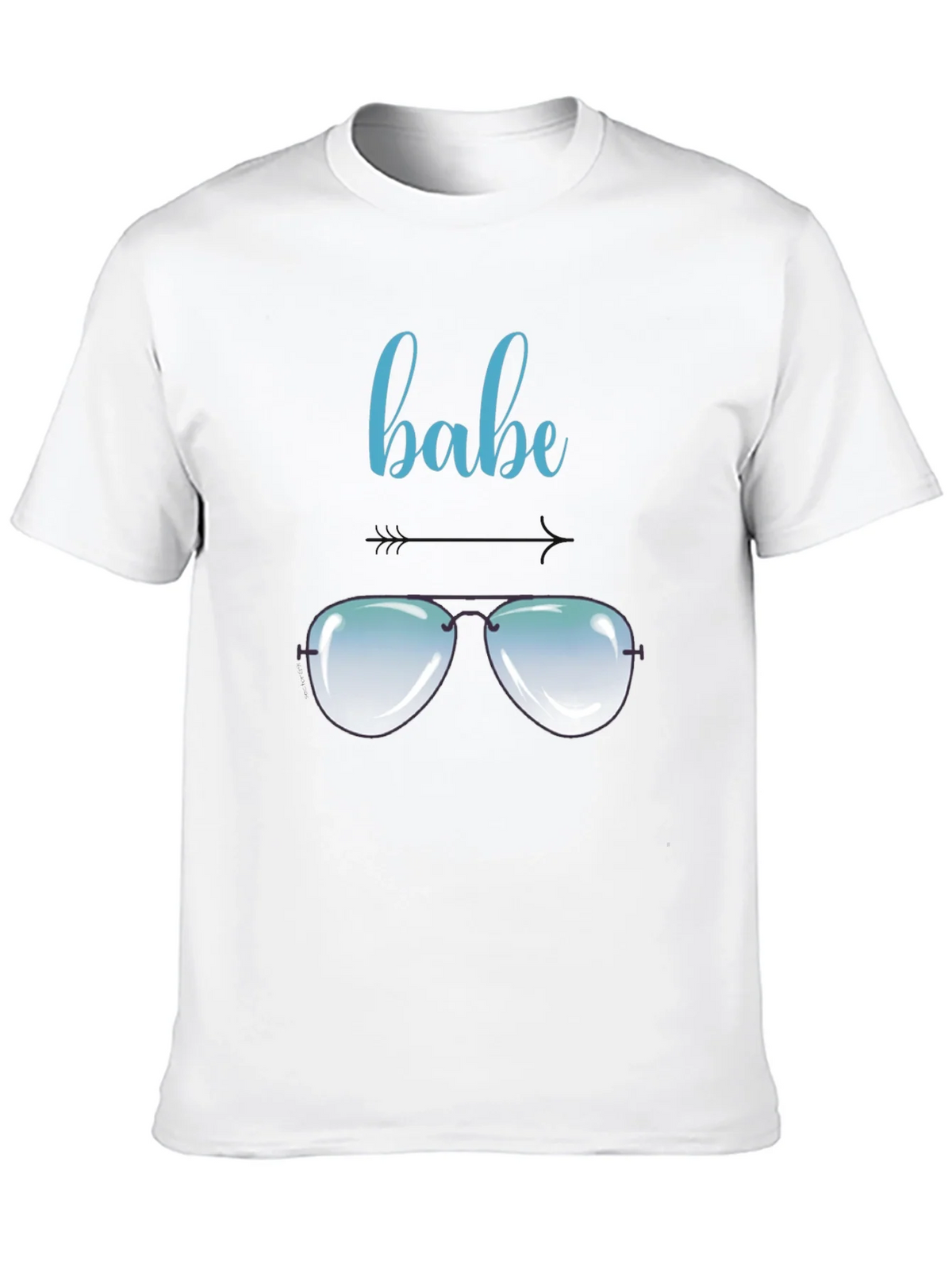 Cool Babe Aviator Sunglasses Graphic T-Shirt product image 9