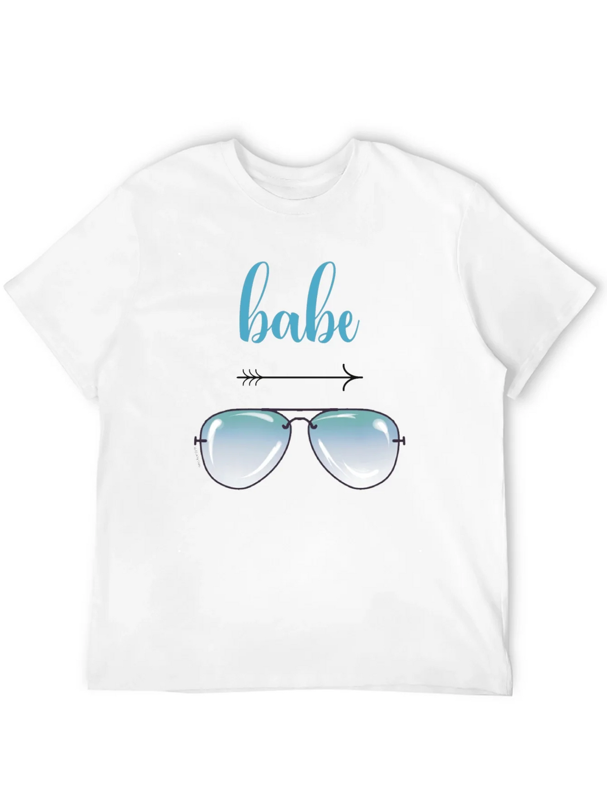 Cool Babe Aviator Sunglasses Graphic T-Shirt product image 11