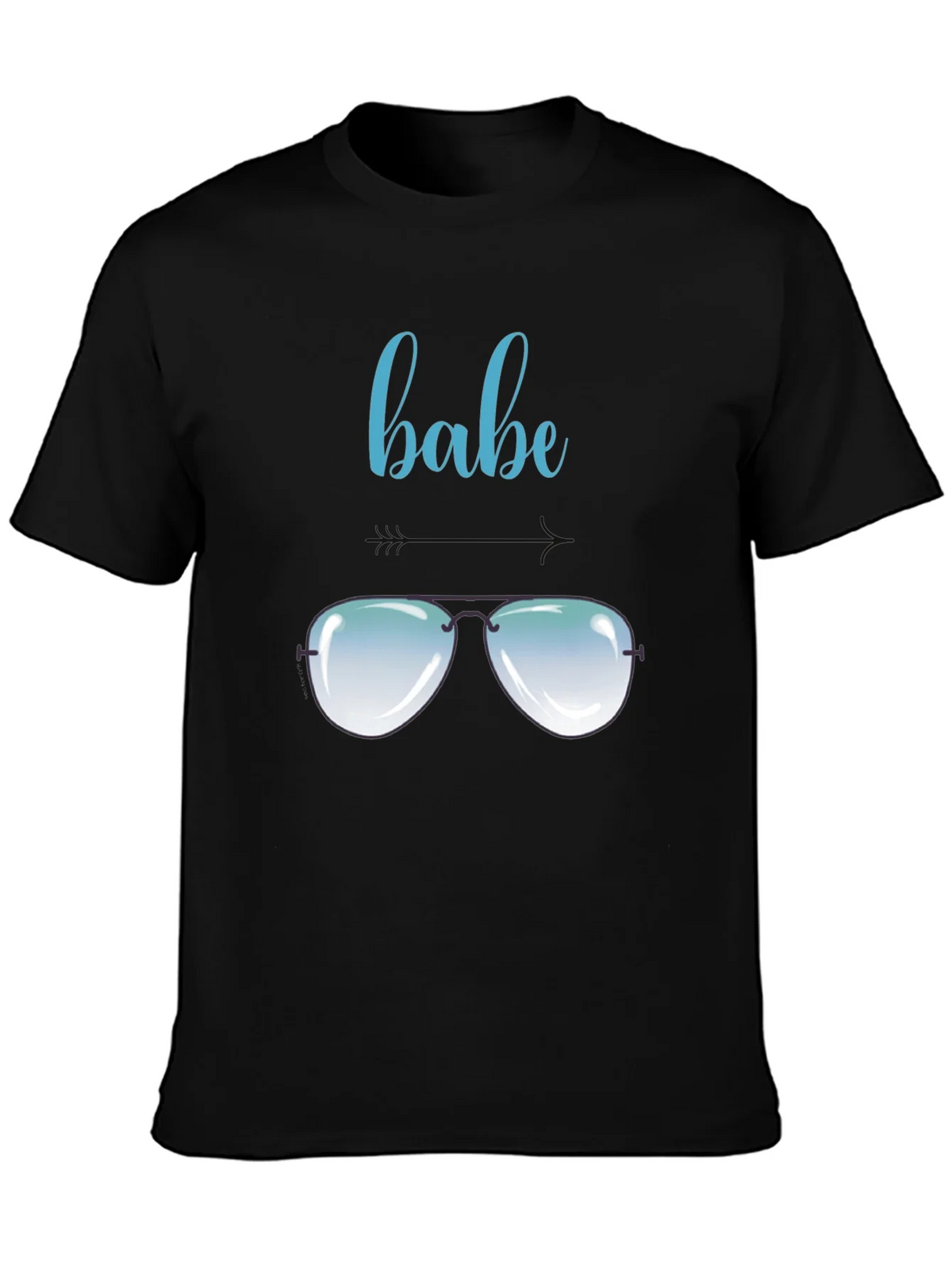 Cool Babe Aviator Sunglasses Graphic T-Shirt product image 3