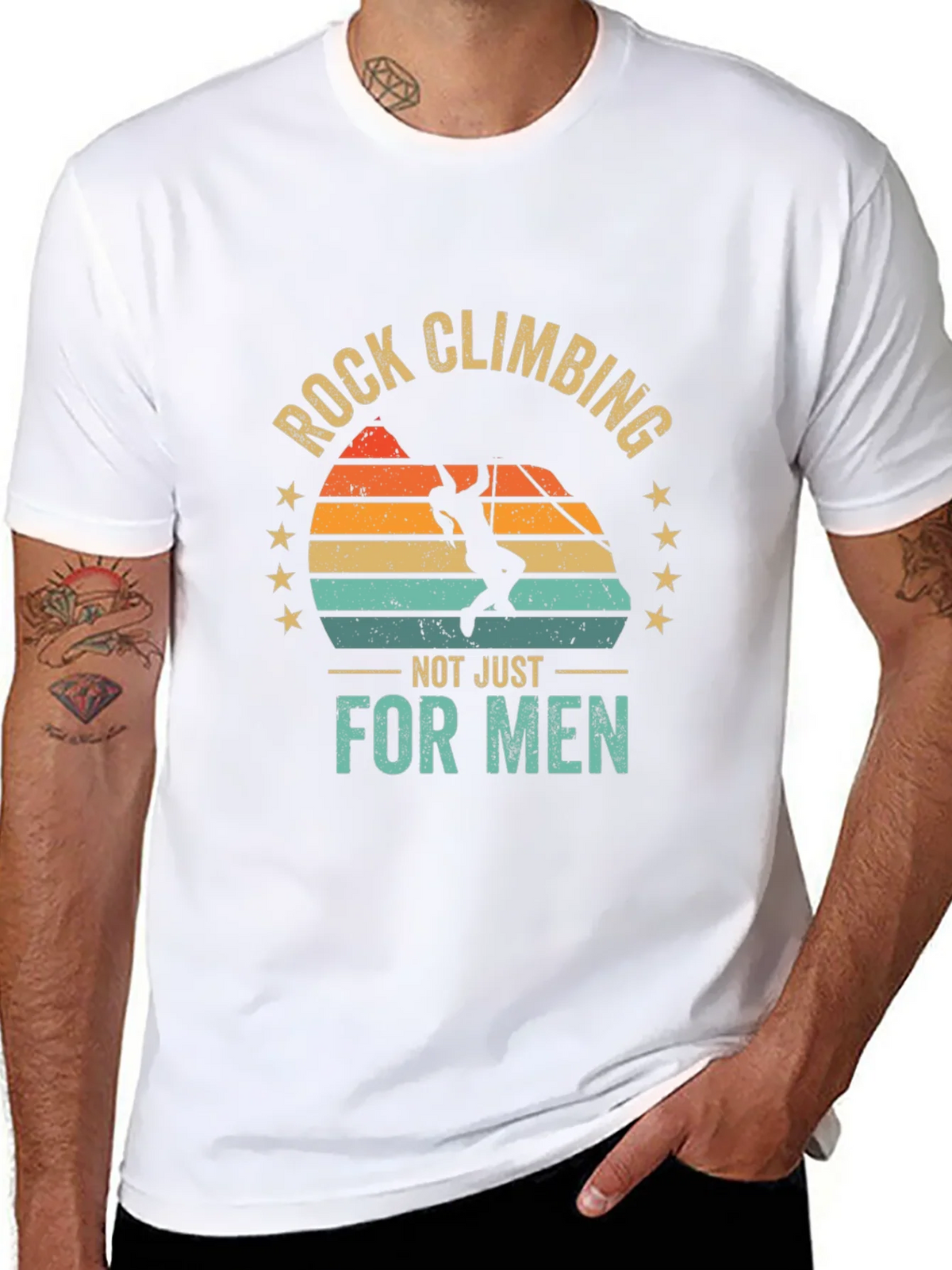 Rock Climbing T-Shirt: Not Just For Men product image 7