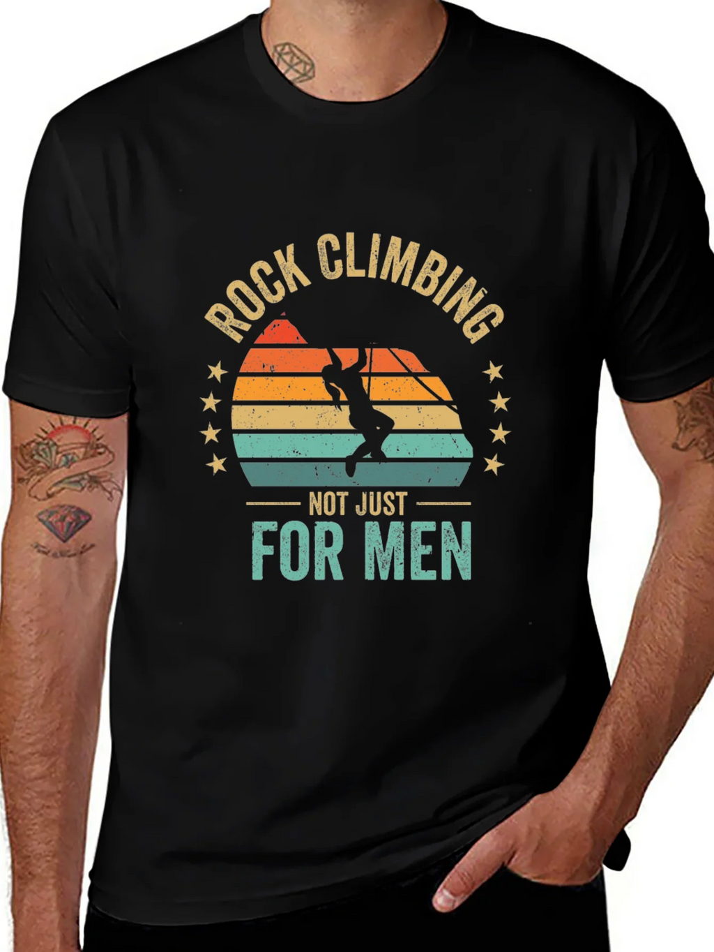 Rock Climbing T-Shirt: Not Just For Men product image 1