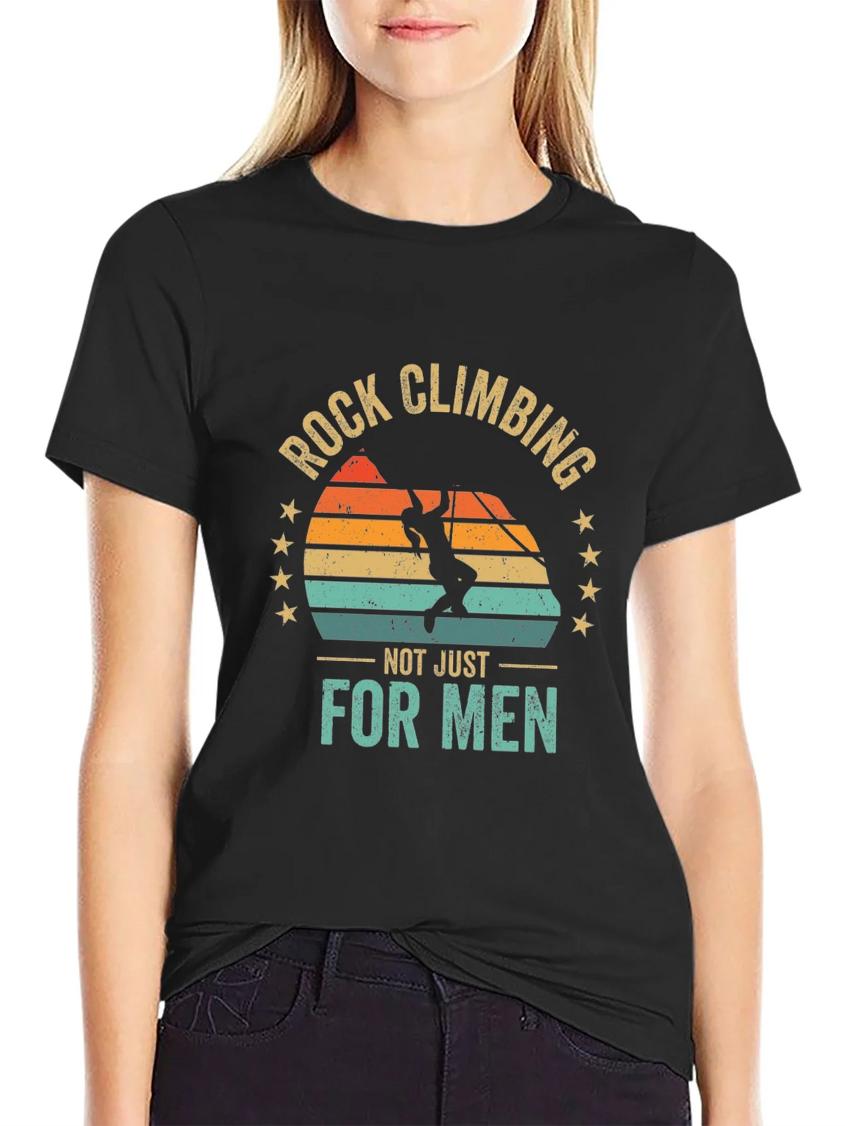 Rock Climbing T-Shirt: Not Just For Men product image 2