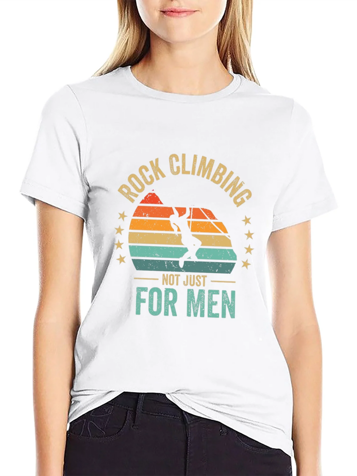 Rock Climbing T-Shirt: Not Just For Men product image 8