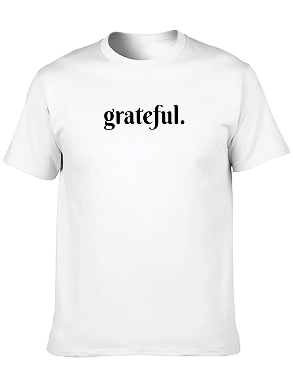 Grateful Black Graphic Tee - Minimalist Style product image 9