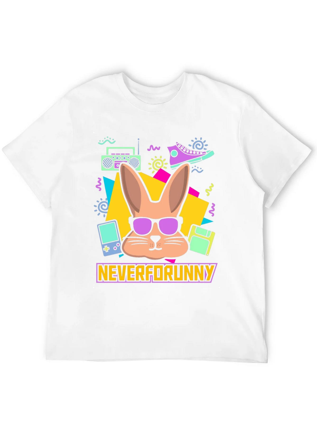 Neverforunny Bunny Retro T-Shirt product image 11