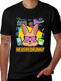 Neverforunny Bunny Retro T-Shirt product image 1