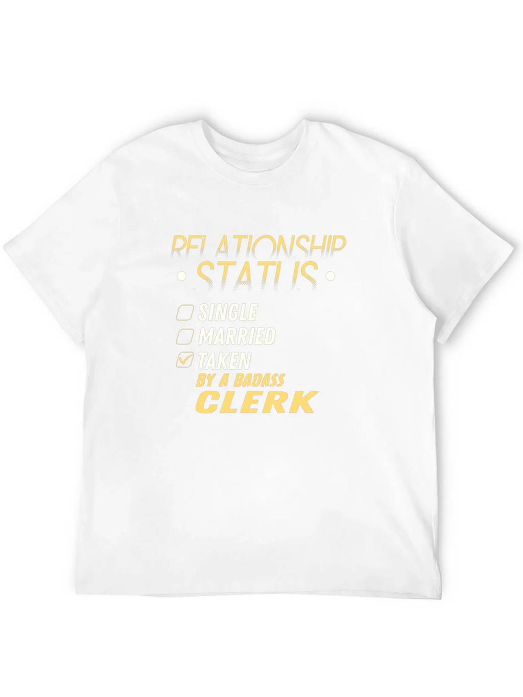 Badass Clerk Relationship Status T-Shirt product image 11
