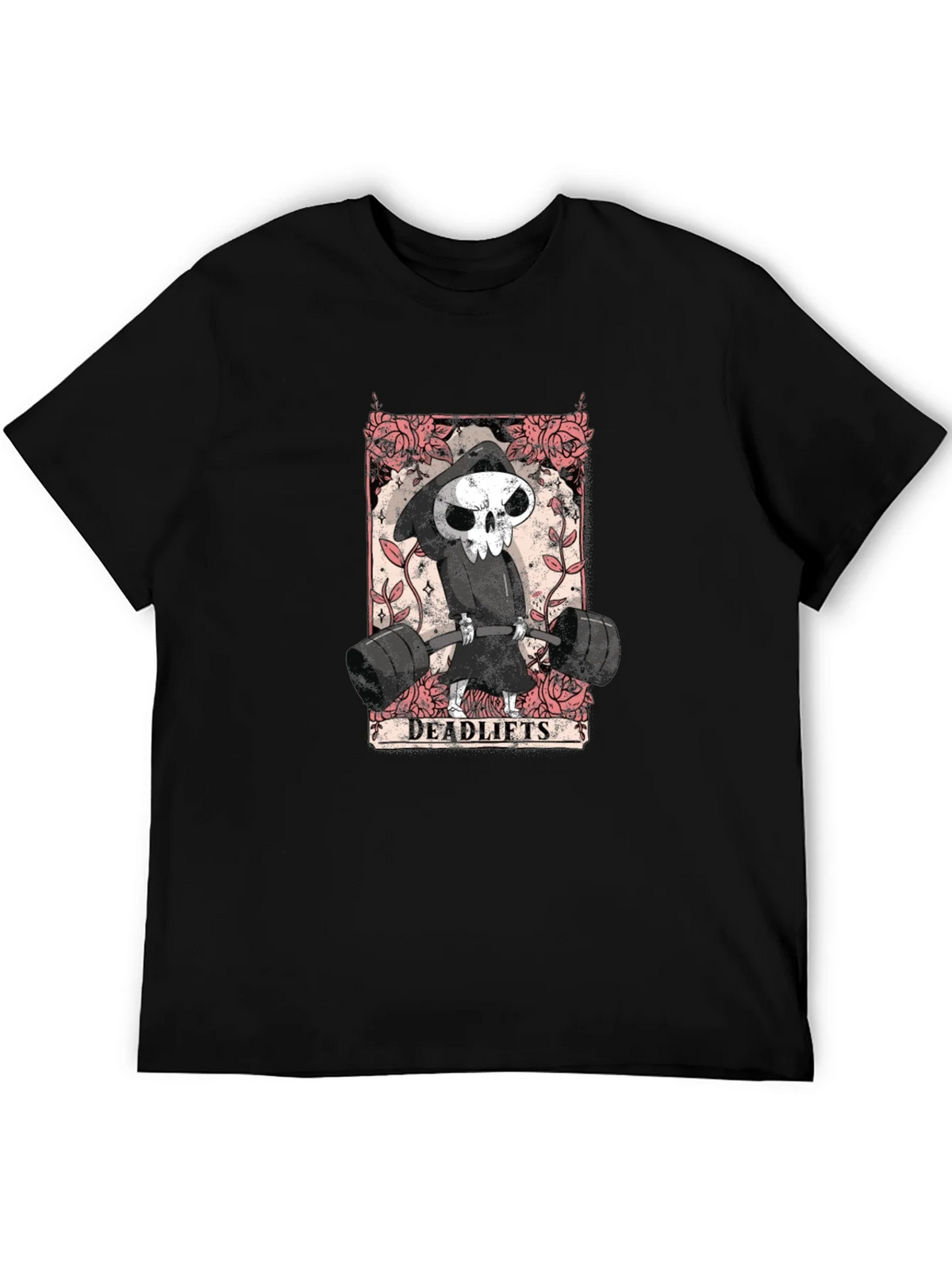 Grim Reaper Deadlifts Black T-Shirt product image 4