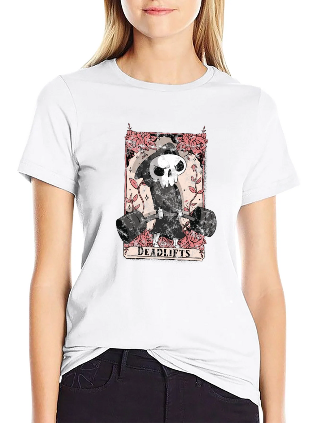 Grim Reaper Deadlifts Black T-Shirt product image 6