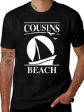 Cousins Beach Sailboat T-Shirt product image 1