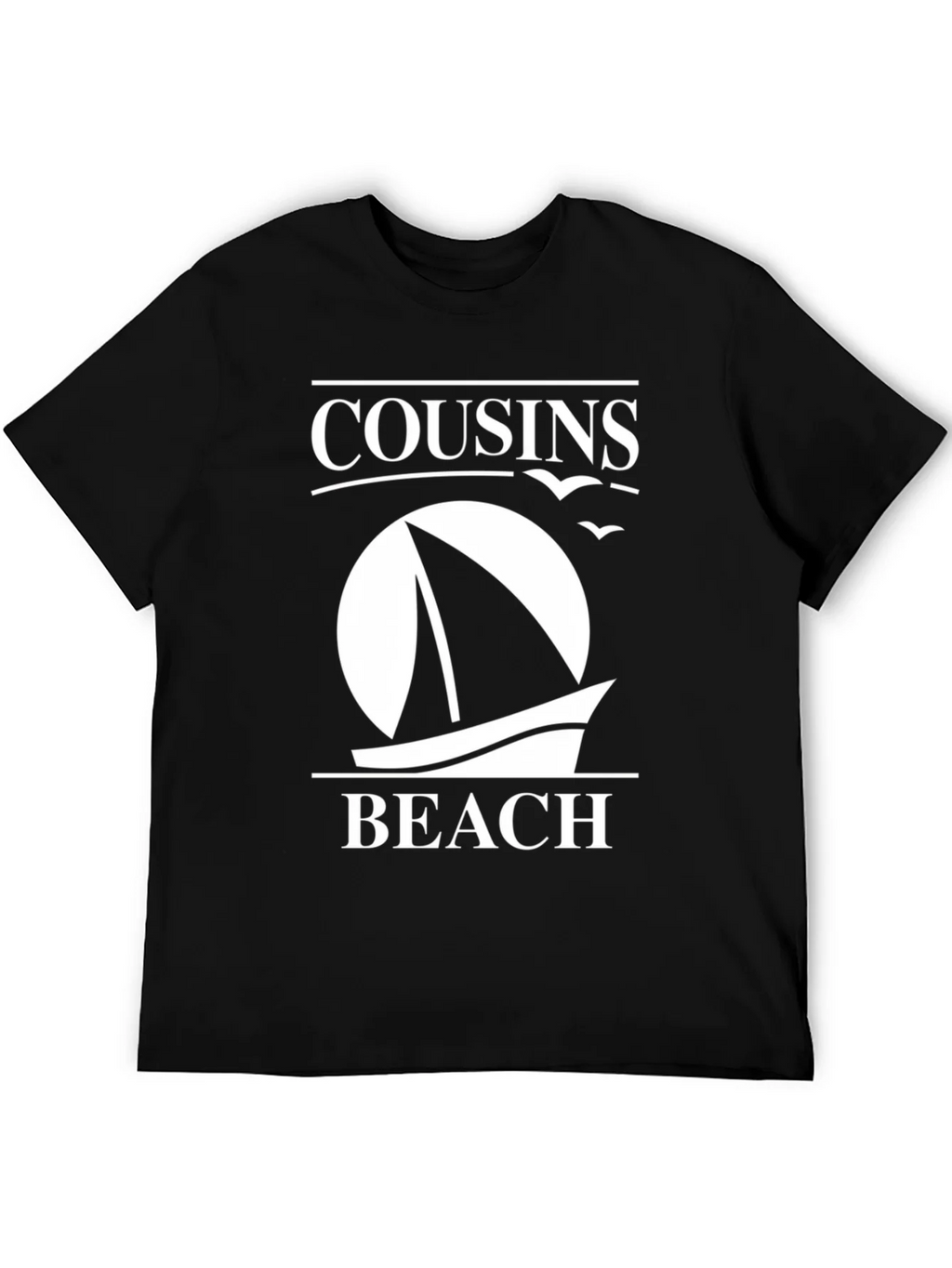 Cousins Beach Sailboat T-Shirt product image 5