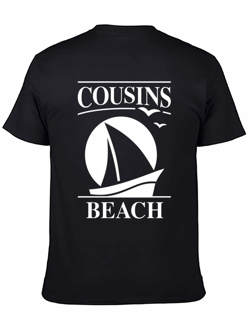 Cousins Beach Sailboat T-Shirt product image 4