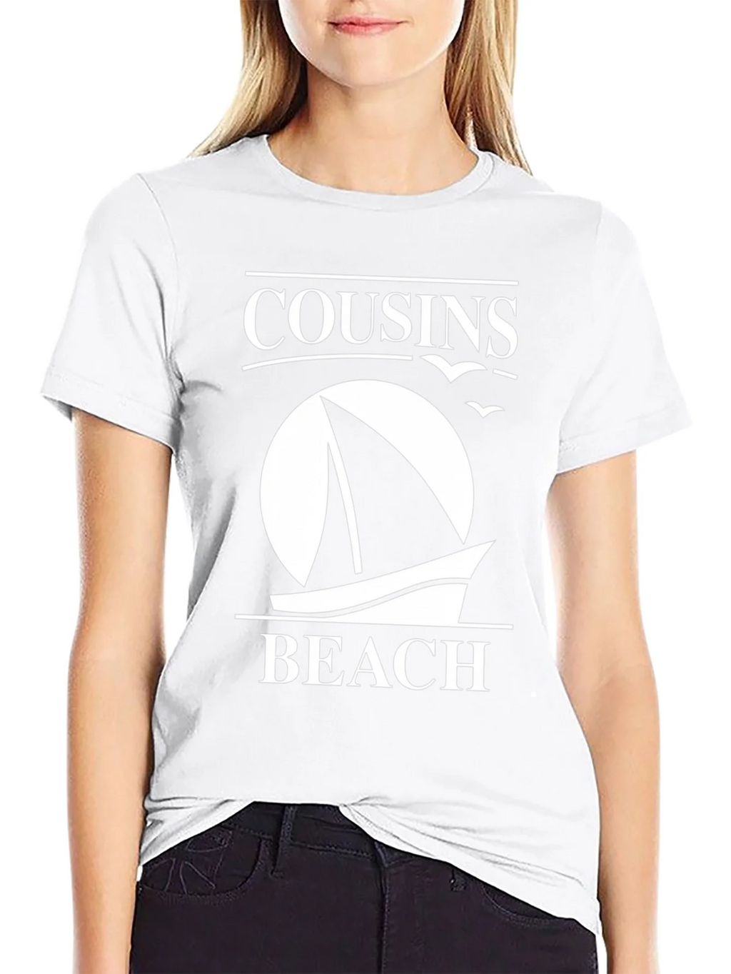 Cousins Beach Sailboat T-Shirt product image 8