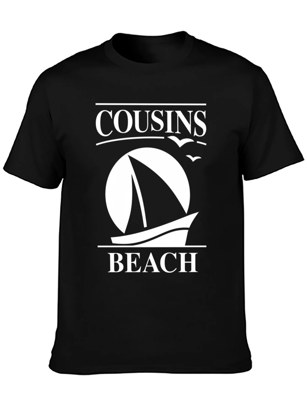 Cousins Beach Sailboat T-Shirt product image 3