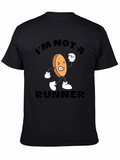 Im Not A Runner Graphic Tee - Funny Cartoon Coin product image 1
