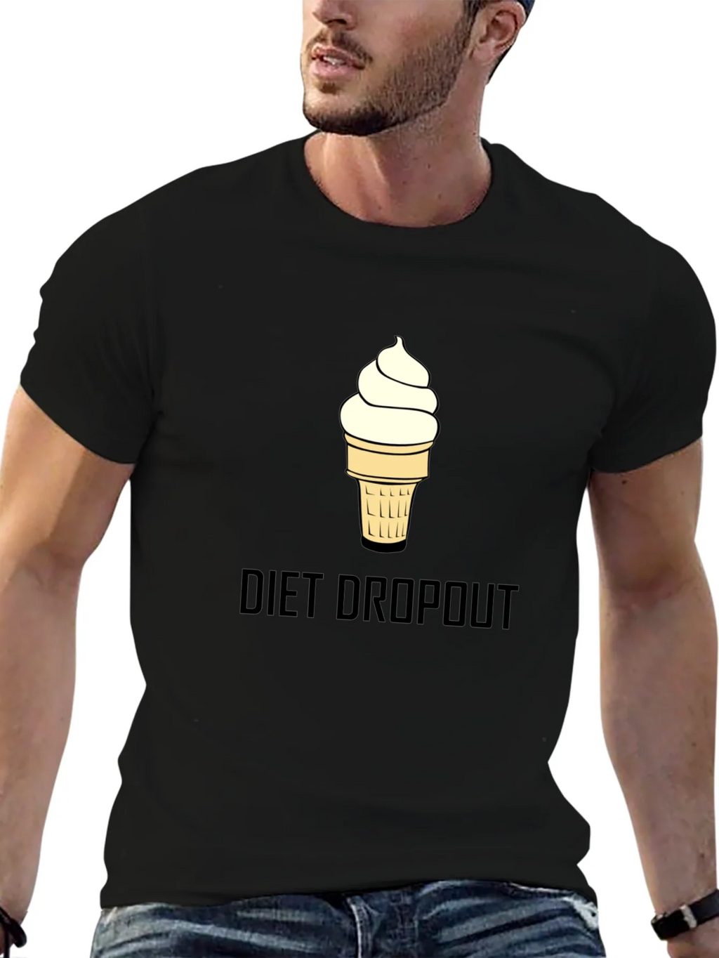 Diet Dropout T-Shirt - Ice Cream Graphic Tee product image 3