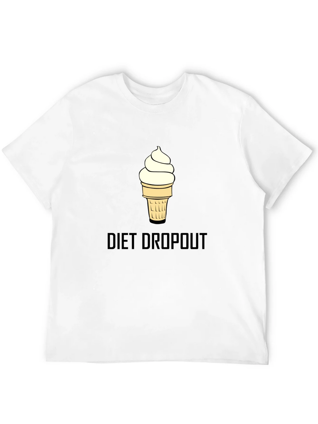 Diet Dropout T-Shirt - Ice Cream Graphic Tee product image 5