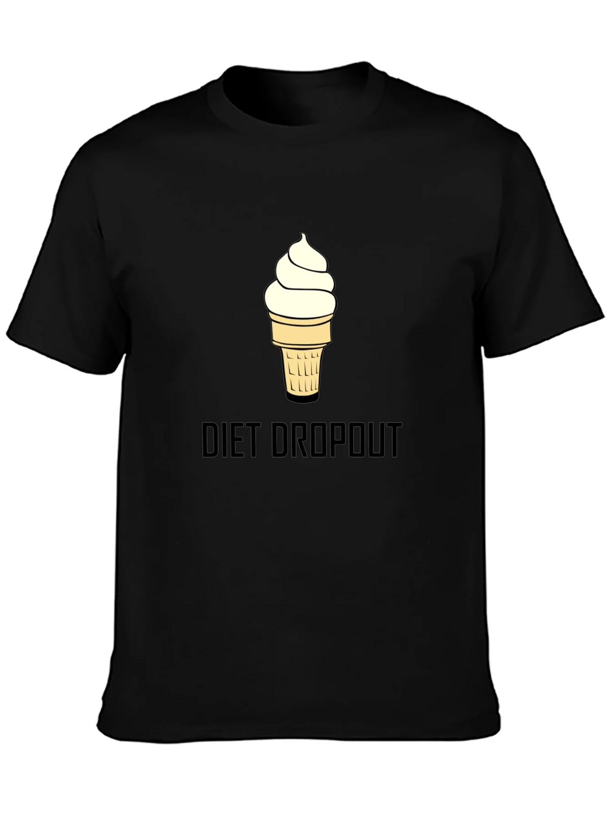 Diet Dropout T-Shirt - Ice Cream Graphic Tee product image 1