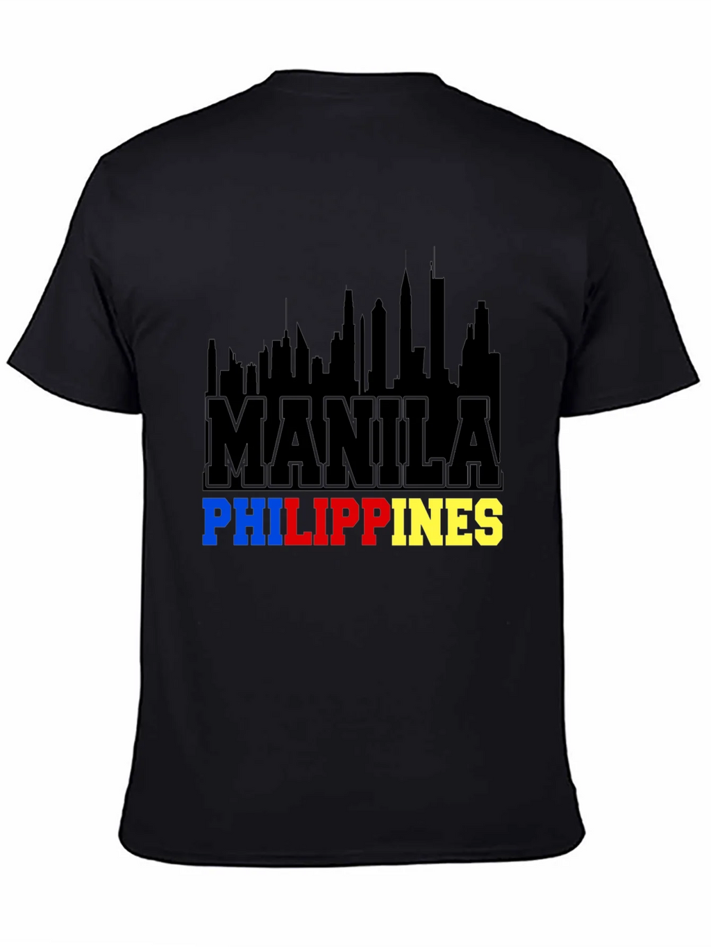 Manila Philippines Skyline Graphic T-Shirt product image 3