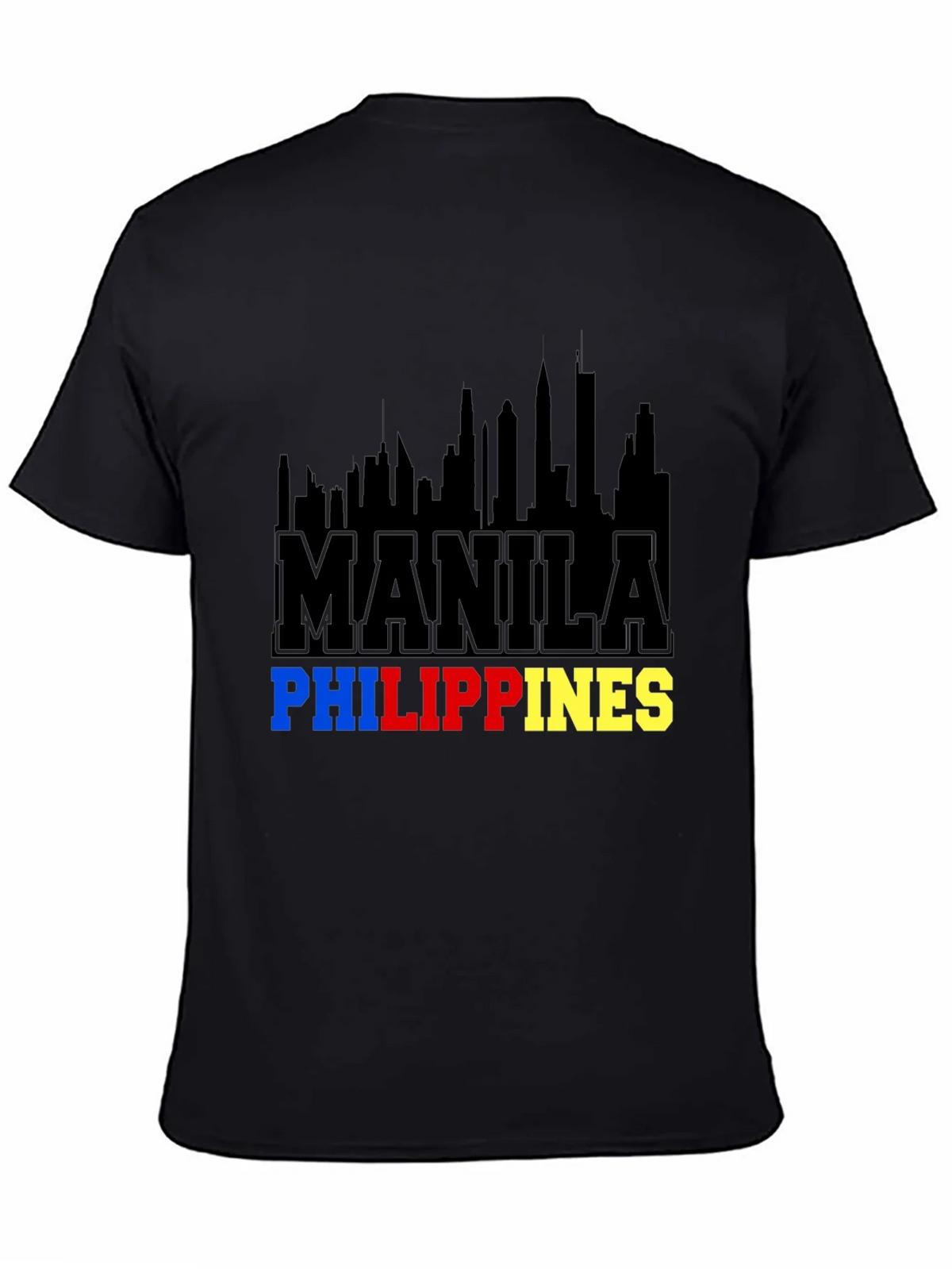Manila Philippines Skyline Graphic T-Shirt product image 3