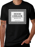 Hood Chiller Berlin Tee - Black Graphic T-Shirt product image 1