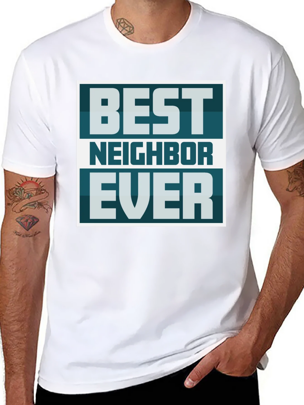 Best Neighbor Ever Graphic Tee product image 7