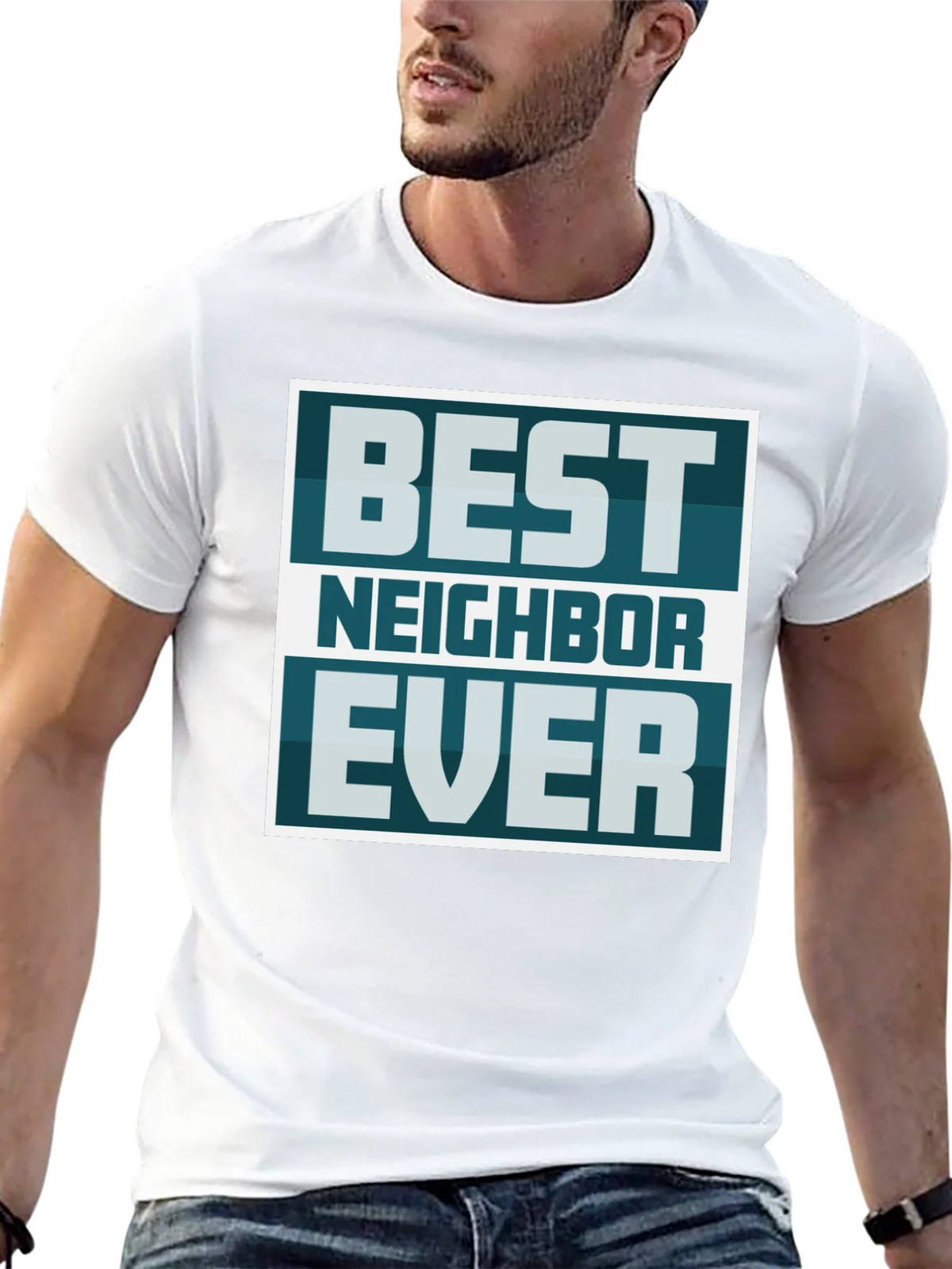 Best Neighbor Ever Graphic Tee product image 12