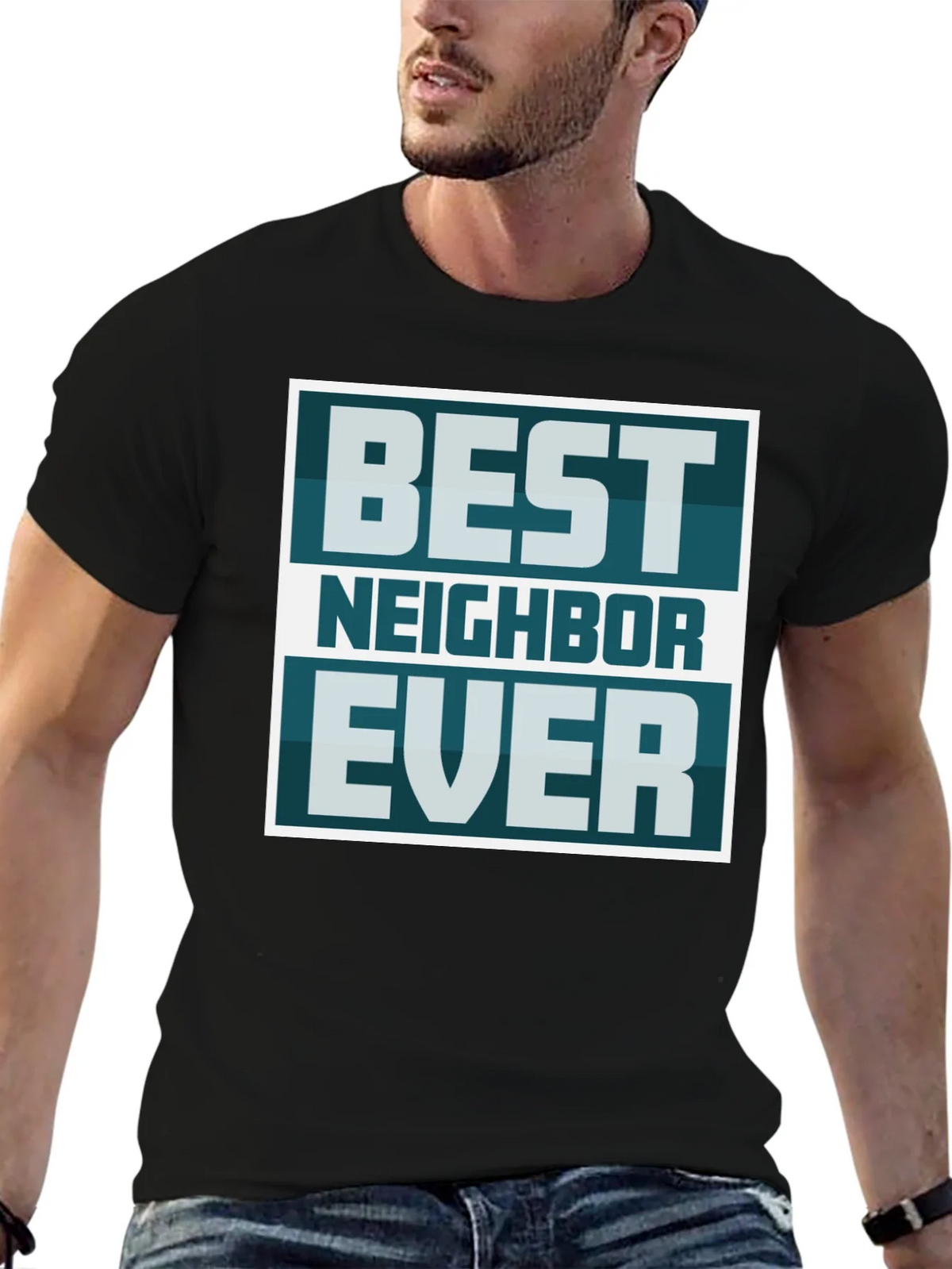 Best Neighbor Ever Graphic Tee product image 6