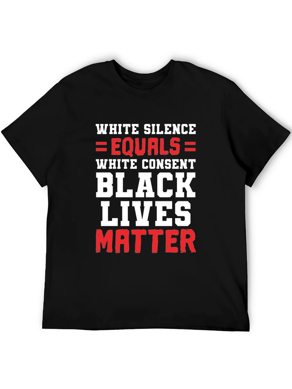 BLM Graphic Tee - White Silence Equals Consent product image 5