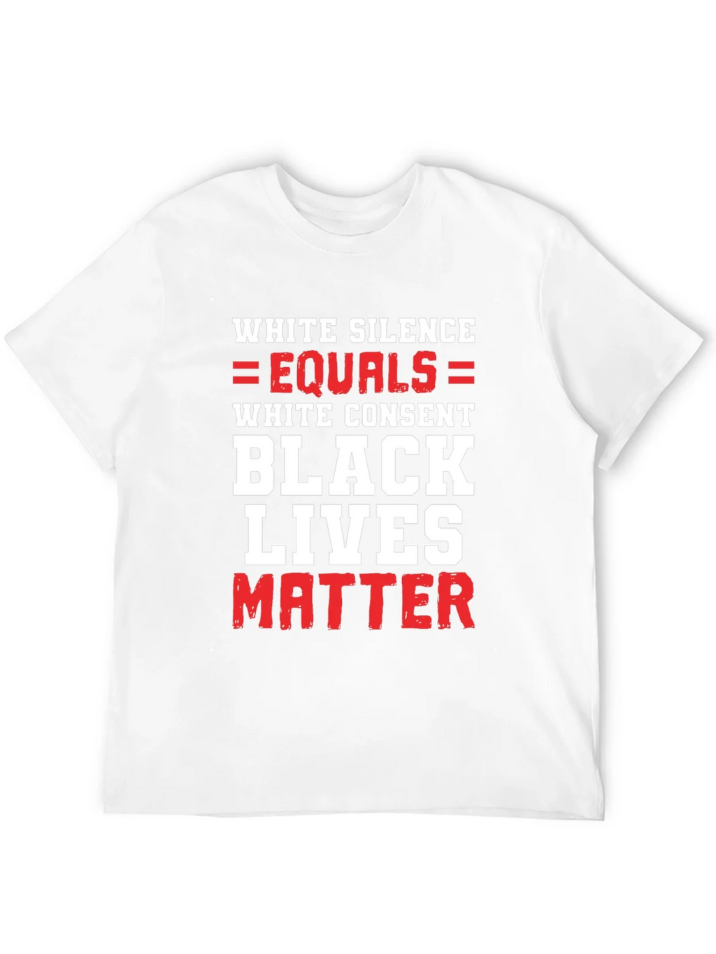 BLM Graphic Tee - White Silence Equals Consent product image 11