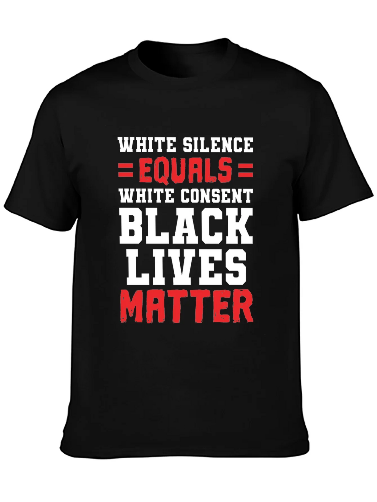 BLM Graphic Tee - White Silence Equals Consent product image 3