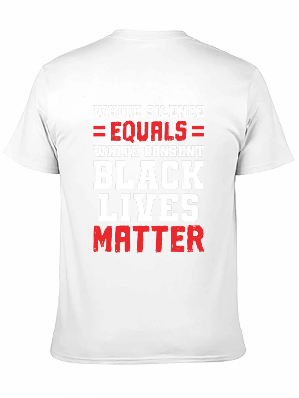 BLM Graphic Tee - White Silence Equals Consent product image 10